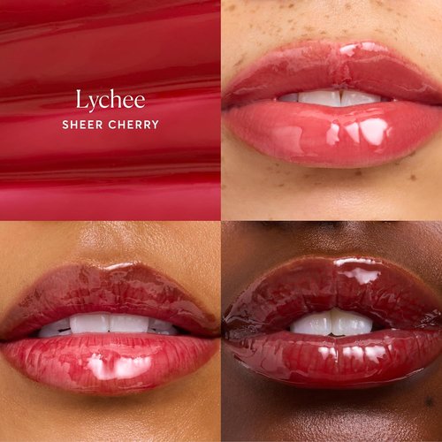 Naturium Phyto-Glow Lip Balm - Hydrating Lip Care with Glossy Finish | 0.34 oz Lychee