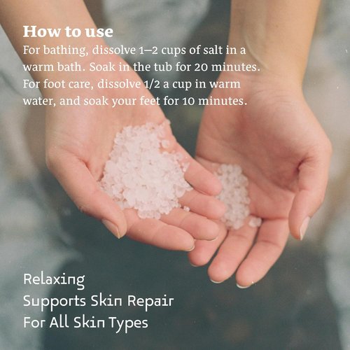 Dead Sea Salts - Relaxing Bath Soak for Body Rejuvenation with Peppermint Oil | 8.82 oz Natural Mineral Salts