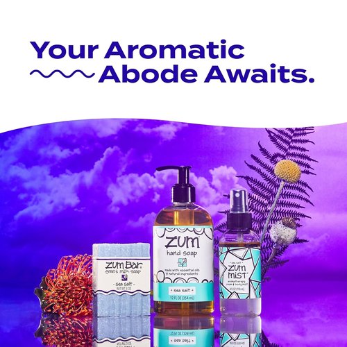 Indigo Wild Zum Bundle | Goat's Milk Soaps & Room Spray - Frankincense & Myrrh Scent - 2 Bars (3 oz) + 1 Mist (4 fl oz)