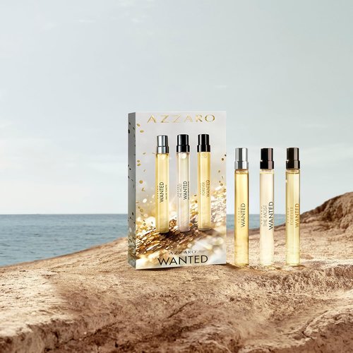 Azzaro The Most Wanted Men's Cologne Discovery Set - 3-Piece Fragrance Bundle | Eau de Parfum & Eau de Toilette