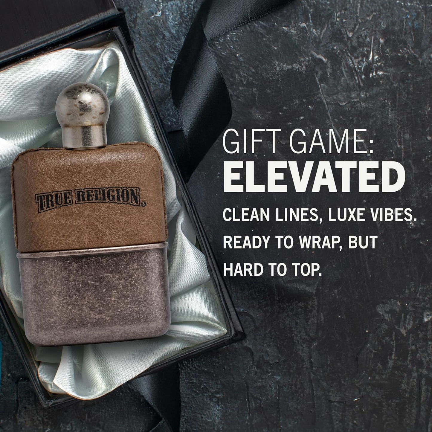 True Religion Men's Cologne - Long Lasting Eau de Toilette with Cardamom, Pepper & Cedarwood - 3.4 fl oz