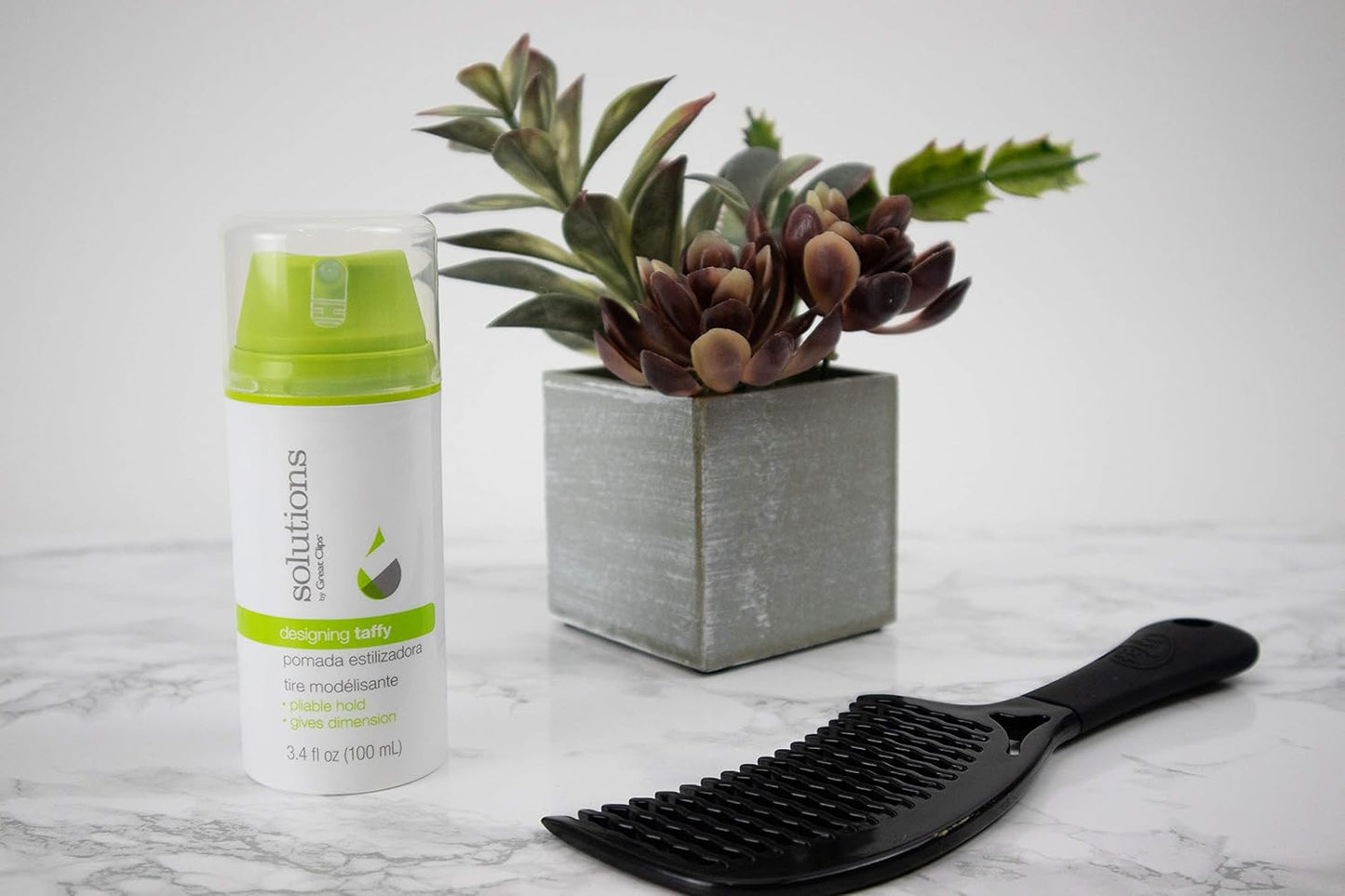 Great Clips Styling Cream - Pliable Hold with High Shine | 3.4oz | Works on Dry or Wet Hair
