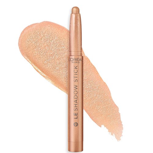 L'Oreal Paris Makeup Le Shadow Stick Eyeshadow - Blendable & Smudge-Resistant Cream in Twinkly Rose, 0.05 Oz