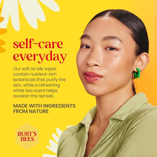 Burt's Bees Face Wipes - Hydrating Makeup Remover for All Skin Types | 30 Ct. (3-Pack)