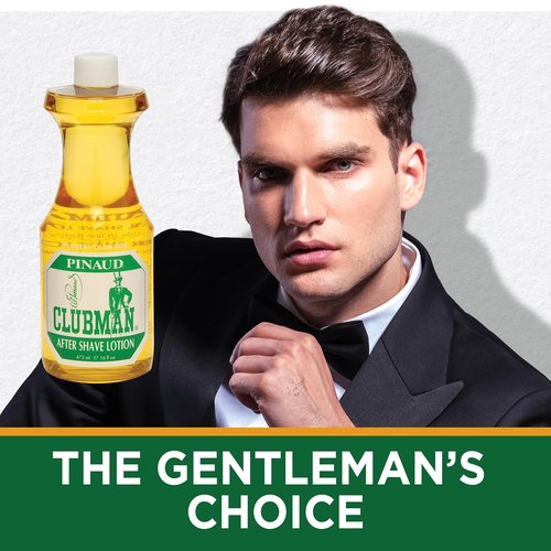 Clubman Pinaud After Shave Lotion - Soothing Skin Relief with Masculine Fragrance | 16 Oz