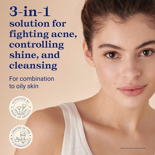 Embryolisse 3-in-1 Anti-Acne Clay Mask - Clear Breakouts for Oily/Combination Skin | 3.38 Fl Oz