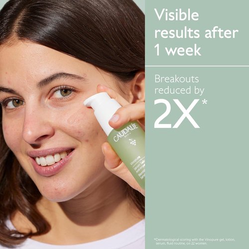 Caudalie Vinopure Pore Minimizing Serum - Natural Salicylic Acid & Niacinamide | 30 mL