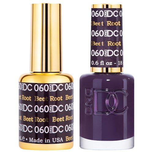 DND Gel Polish Set - 060 Beet Root Gel & Nail Polish | 0.5 Fl Oz for Vibrant Nails