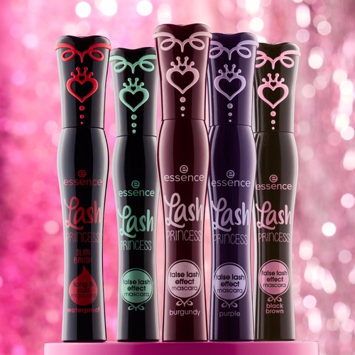 essence | Lash Princess False Lash Effect Mascara | Volumizing & Lengthening Mascara with Conic Fiber Brush | Vegan & Cruelty-Free (Purple, Pack of 3)