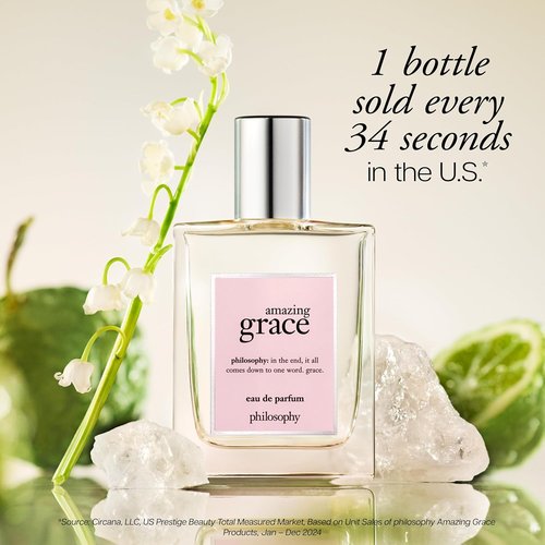 Philosophy Amazing Grace Eau De Parfum - Clean & Floral Women's Fragrance - Bergamot, Lily & Musk - 2 Fl Oz