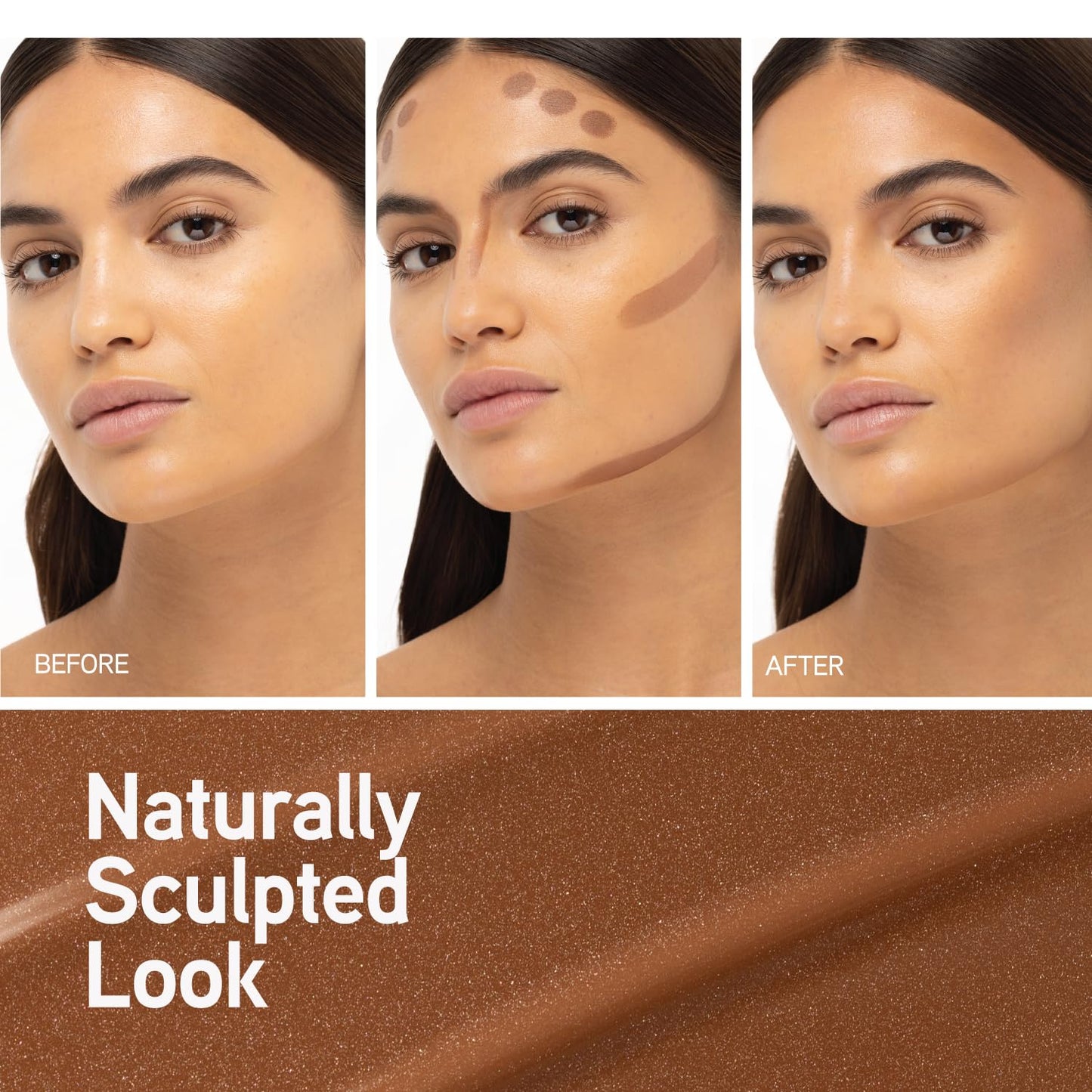 Physicians Formula Butter Glow Contour Wand, Easy Application for Instant Definition, Luxuriously Nourishing & Creamy - Medium to Deep