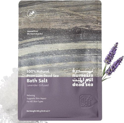 Dead Sea Salts - Relaxing Bath Soak for Body Rejuvenation with Lavender Essential Oil | 8.82 oz