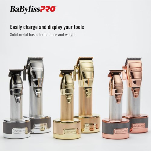 BaBylissPRO MetalFX Clipper Charging Base - Durable Design for Efficient Charging | Sleek & Compact