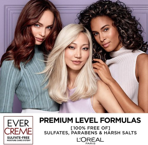 L'Oreal Paris EverCreme Deep Nourish Shampoo - Sulfate Free, 8.5 Ounce (Pack of 2)
