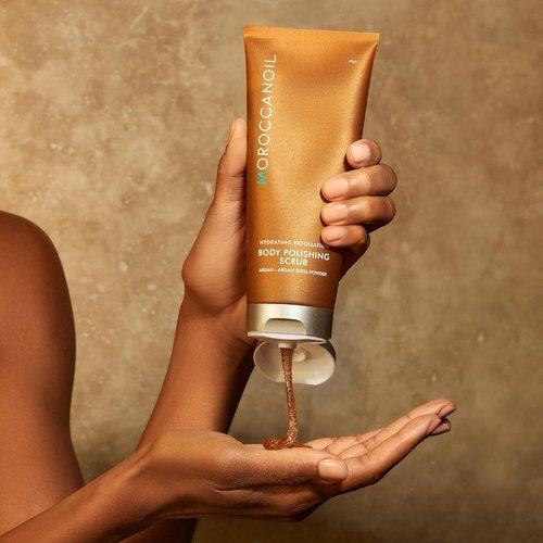 Moroccanoil Body Polishing Scrub - Exfoliating & Hydrating Formula | 6.7 Fl. Oz