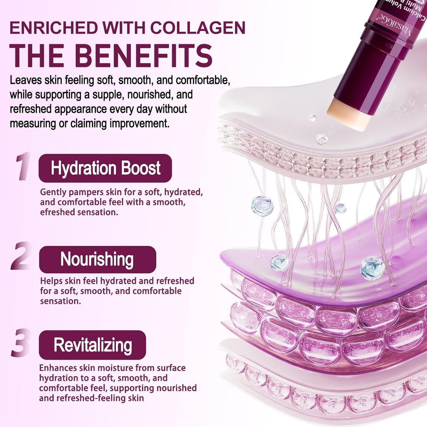 VOFANK Calcium Volume Multi Balm - Hydrating Anti-Aging Stick for Eyes, Face & Neck (2pcs)