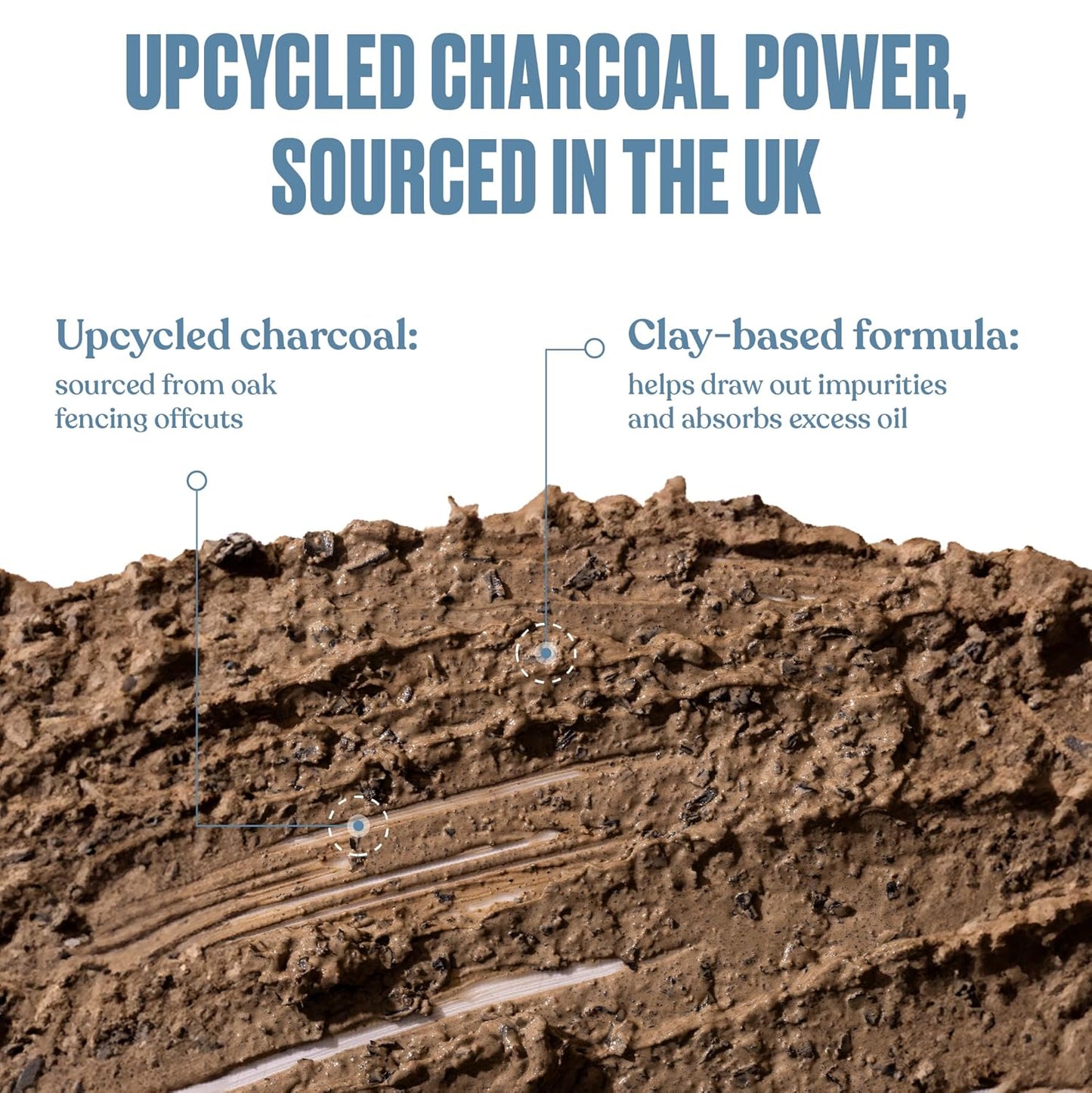 The Body Shop Charcoal Pore-Minimizing Mask - Clay-Based Exfoliating Face Mask | Absorbs Oils & Impurities, 75 ml