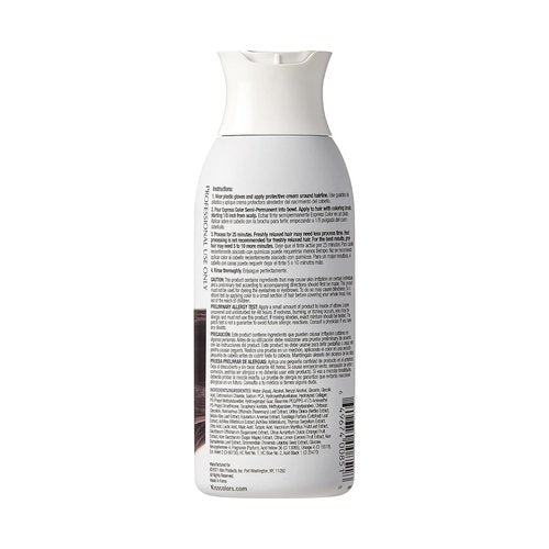 Kiss Express Semi-Permanent Hair Color - Vivid, Gentle Formula for Gray Coverage | 3.5 oz, Black, 2 Count