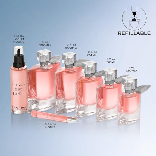 Lancôme La Vie Est Belle Eau de Parfum - Long-Lasting Floral & Sweet Fragrance with Iris, Patchouli, Vanilla & Sugar