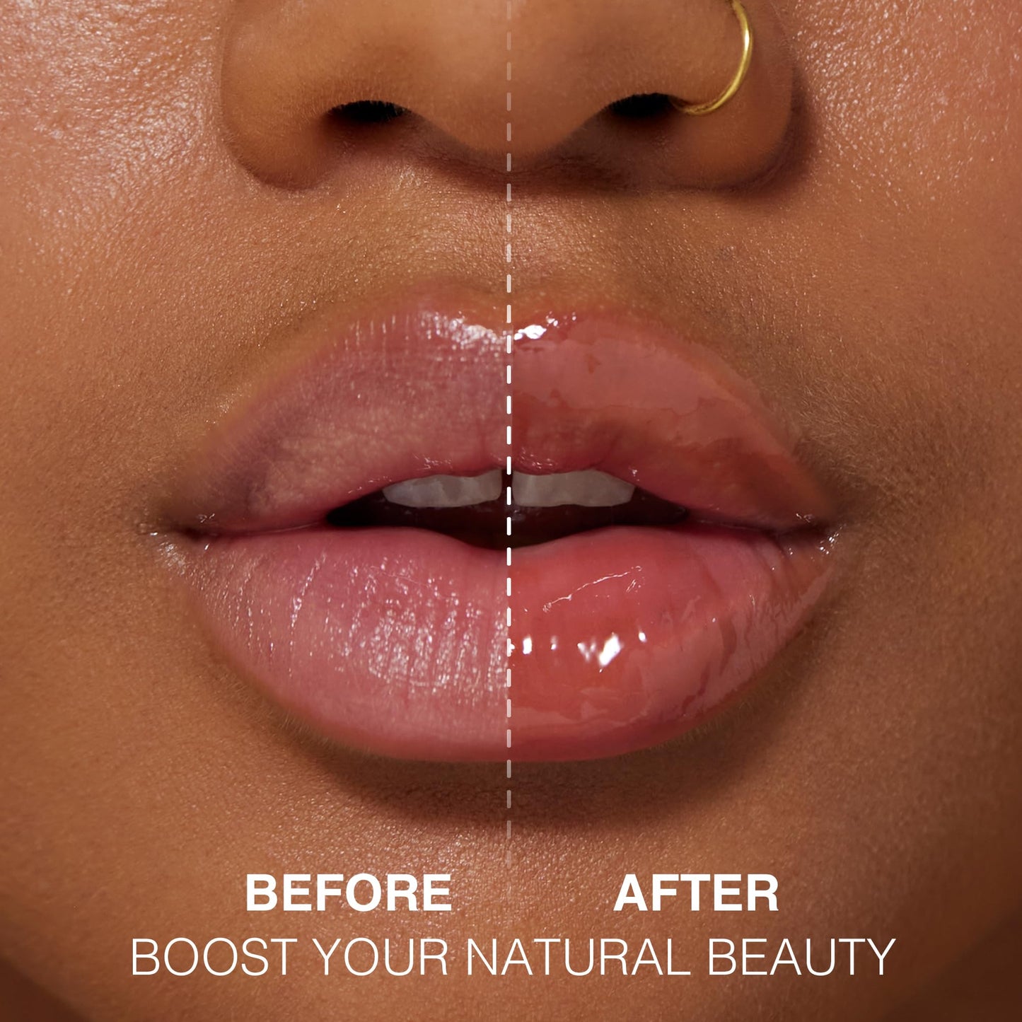 SELESTIA BEAUTY Lip Plumper Gloss Lip Job - Plumping Lip Gloss with Glossy Finish - Lip Pump Gloss with Hydrating & Smoothing Formula - 0.14 Fl Oz (Keep Me Satisfied)