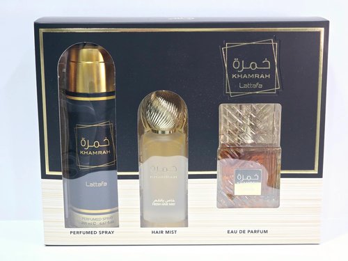 Lattafa Khamrah 3 Pcs Gift Set