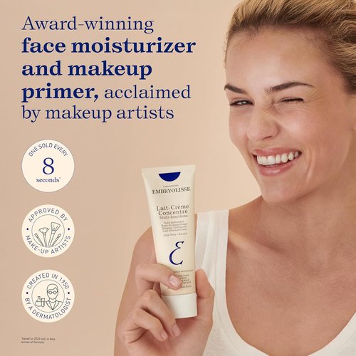 Embryolisse Lait-Crème Concentré - Daily Face Moisturizer & Makeup Primer | All Skin Types, 75ml