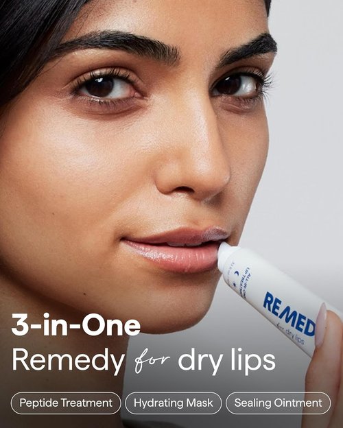 Dr. Shah Lip Balm Ointment - All-In-One Hydrating Treatment with Ceramides & Peptides for Dry, Cracked Lips