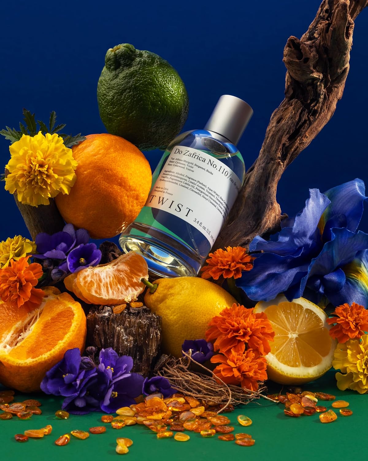 Twist Do Zafrica No. 110 - Unisex Eau De Parfum Inspired by Byrdo Bal d'Afrique | Long-Lasting, Vegan, 100 ml