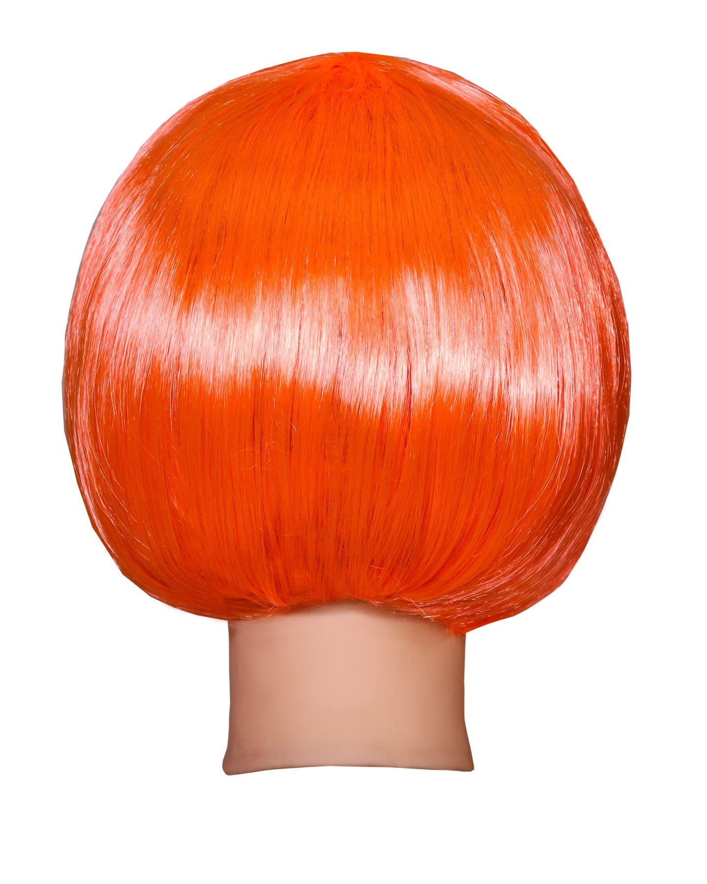 Matissa Short Straight 10" Bob Wig with Bangs Synthetic Fancy Dress Costume Halloween Party (Orange)