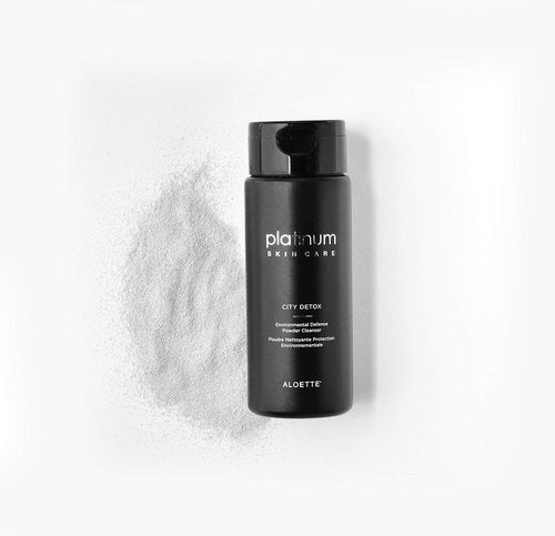 Aloette City Detox Powder Cleanser - Charcoal Infused, Sulfate & Cruelty-Free | 1.7 Fl Oz