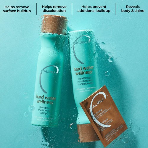 Malibu C Hard Water Shampoo, Conditioner & Hair Mask Pack - Hydrating Hair Care Set (6 Ct)