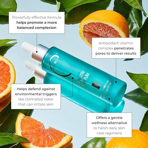 Malibu C Sensitiv C Face Serum - Brightening Vitamin C Serum for Sensitive Skin - 1 fl oz