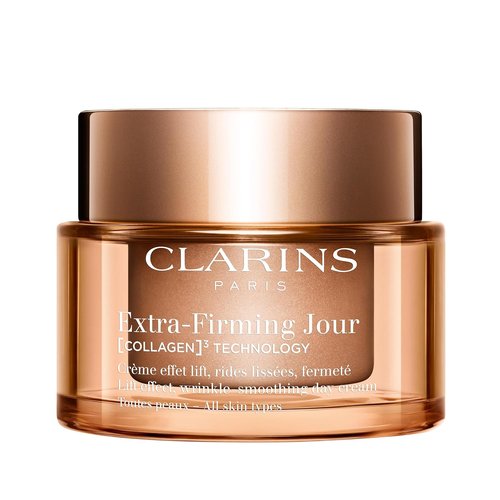Clarins Extra-Firming Day Moisturizer - Firming Anti-Aging Face Cream with Collagen & Niacinamide | Refillable | 1.7 Ounces