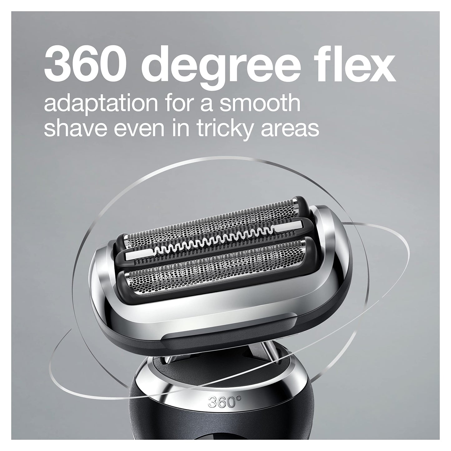 Braun Series 7 7085cc Flex Rechargeable Wet & Dry Men's Electric Shaver with Clean & Charge Station, Stubble & Beard Trimmer