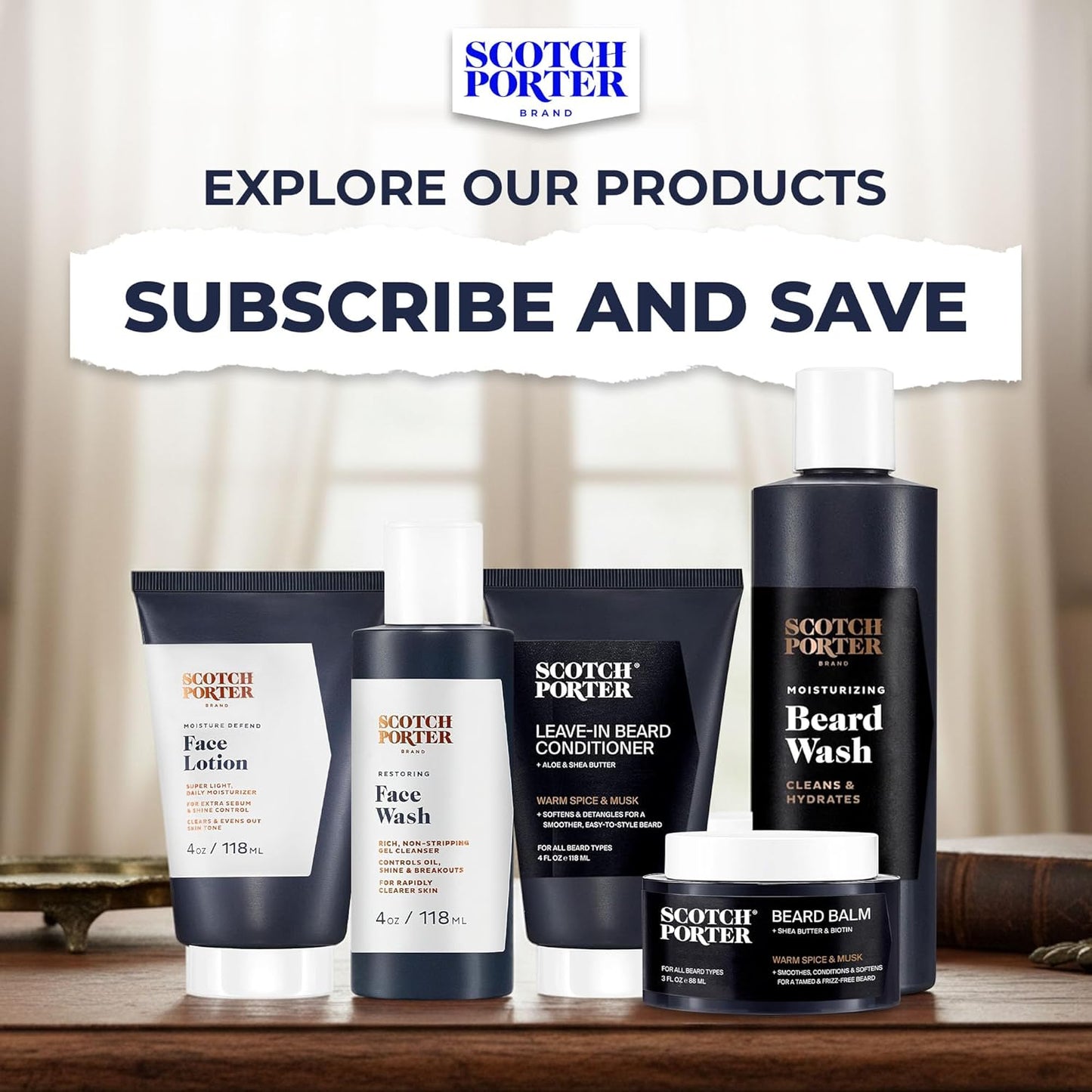 Scotch Porter Leave-In Beard Conditioner - Deep Conditioning Softener for Hydration & Shine | 4 oz.