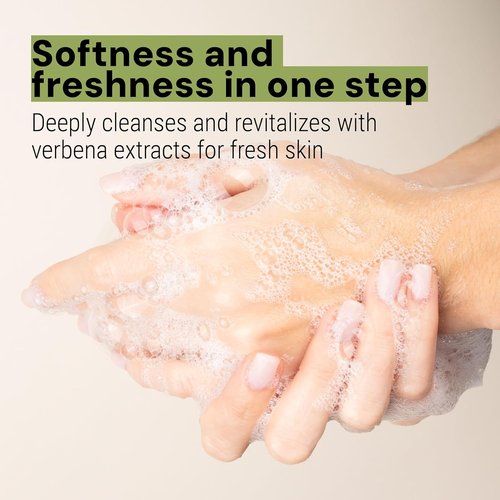 Panier des Sens - Fresh Verbena Hand Soap - Moisturizing Olive Oil Formula - 16.9 Fl Oz Refillable Bottle