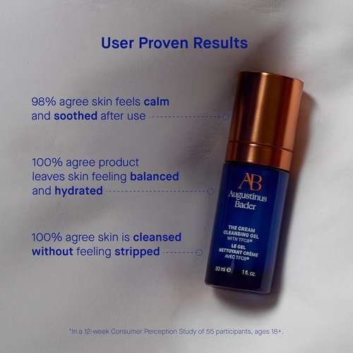 Augustinus Bader The Cream Cleansing Gel - Luxury Hydrating Face Cleanser for Gentle Impurity Removal - Soothing & Non-Drying Formula