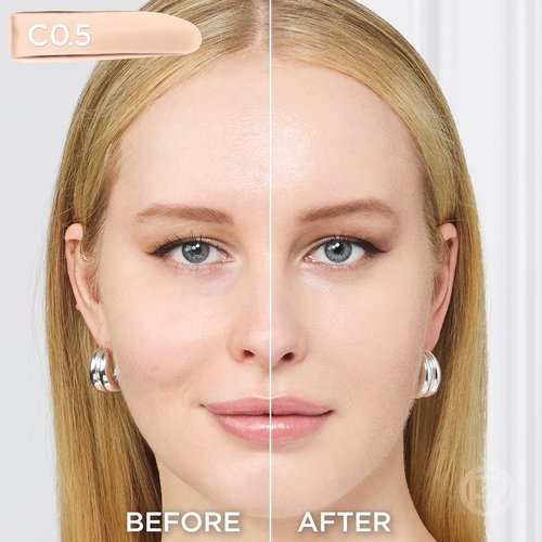 L'Oreal Paris True Match Foundation - Super-Blendable Liquid Makeup, Medium Coverage, C0.5 Light, 1 Fl Oz