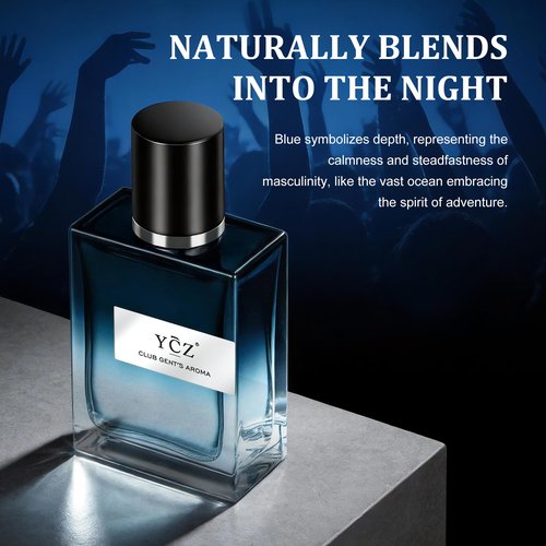 Ycz Club Perfume for Men, 1.7oz Cologne For Men, Nightclub Essential Fragrance, Long Lasting Cologne for Men with Aromatic Woody Notes of Aldehyde,Making it the Ideal gentlemen’s Gift