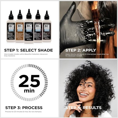 Clairol Professional Beautiful Collection | Advanced Gray Solutions Semi-Permanent Hair Color for All Textures
