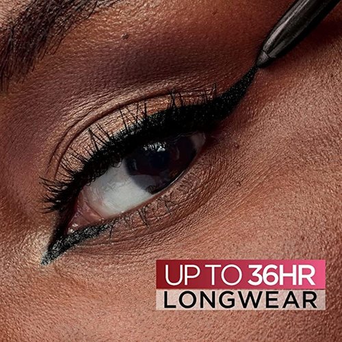 L'Oreal Paris Infallible Grip Gel Eyeliner Pencil - Waterproof, Smudge-Resistant, Intense Black, 0.01 Oz