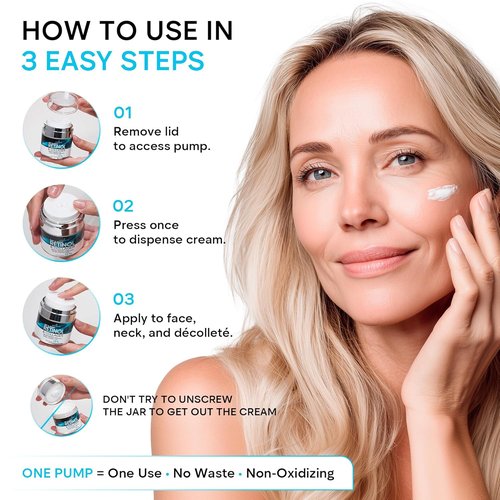 Regine Switzerland Retinol Face Moisturizer - Anti-Aging Collagen Cream with Hyaluronic Acid | 1.85 Fl Oz
