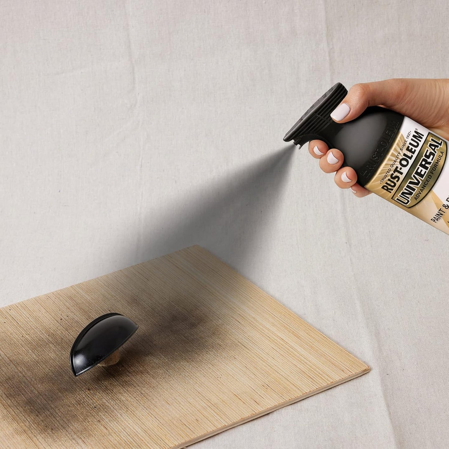 Rust-Oleum 245196 Universal All Surface Spray Paint, 12 oz, Gloss Black