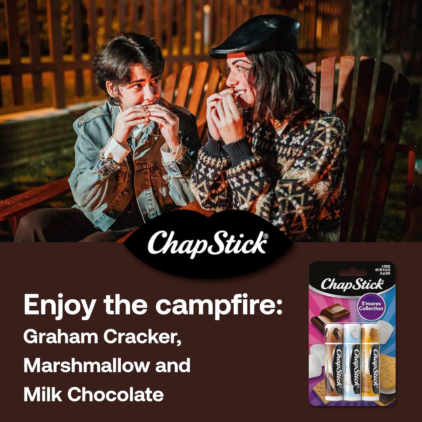ChapStick Fan Favorites Lip Balm Multi-Pack - 6 Flavored Tubes | 0.15 Oz Each (Box of 6)