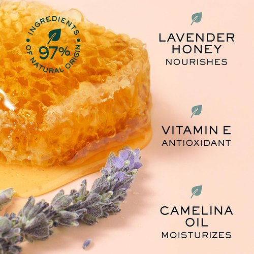 NUXE Rêve de Miel Honey Lip Gloss - Moisturizing Vitamin E & Lavender Formula, 0.33 Fl Oz