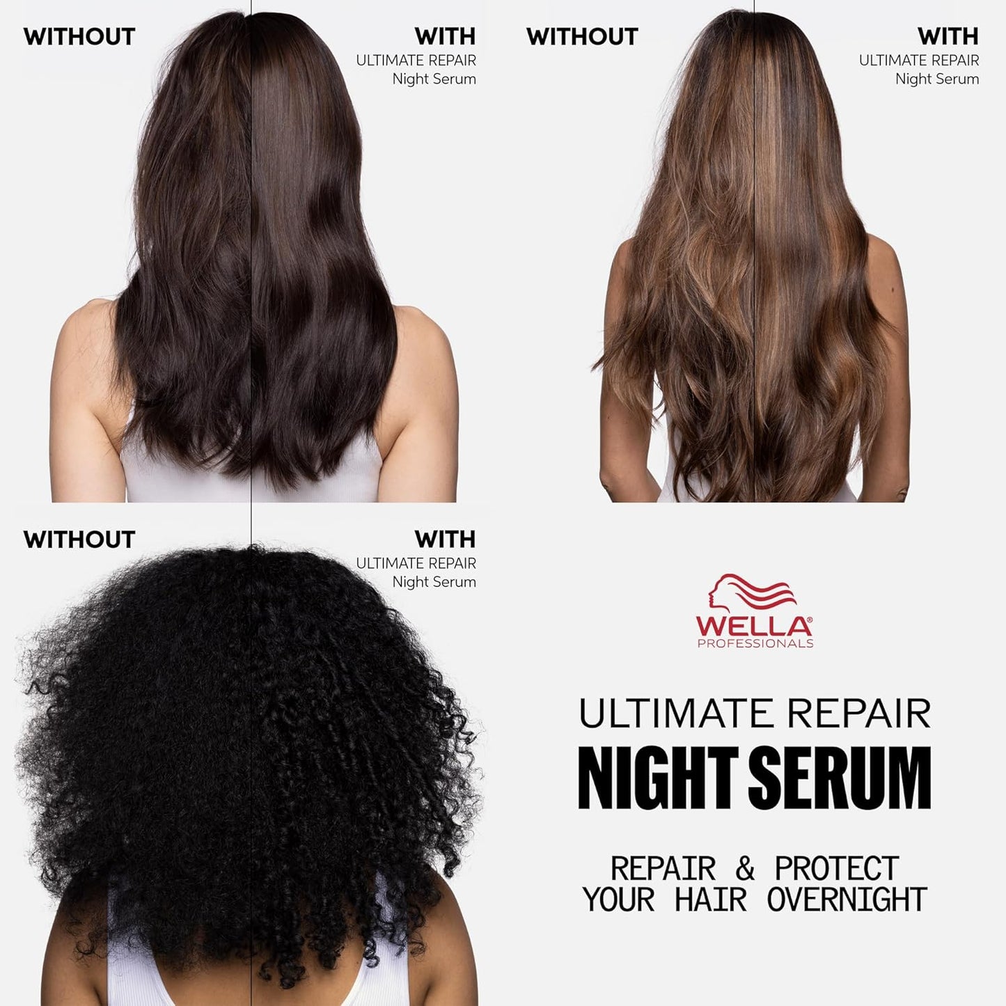 Wella Professionals ULTIMATE REPAIR Night Serum - Overnight Leave-In Treatment for Dull, Dry Hair | Repair Breakage & Protect All Hair Types