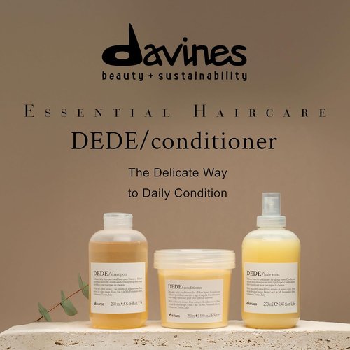 Davines DEDE Conditioner - Lightweight Daily Moisturizer for Normal & Fine Hair | 8.45 oz