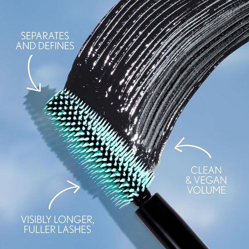 CoverGirl Lash Blast Clean Volume Mascara, Vegan Formula, Volumizing, Smudge-Proof, Very Black, 1 Count