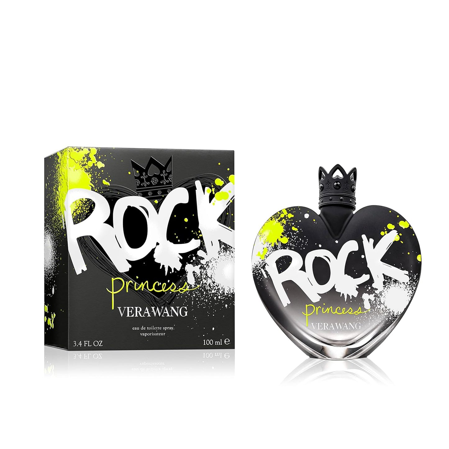 Vera Wang Rock Princess Eau de Toilette - Long Lasting Women's Fragrance | 3.4 fl oz, Notes of Peach, Jasmine & Vanilla