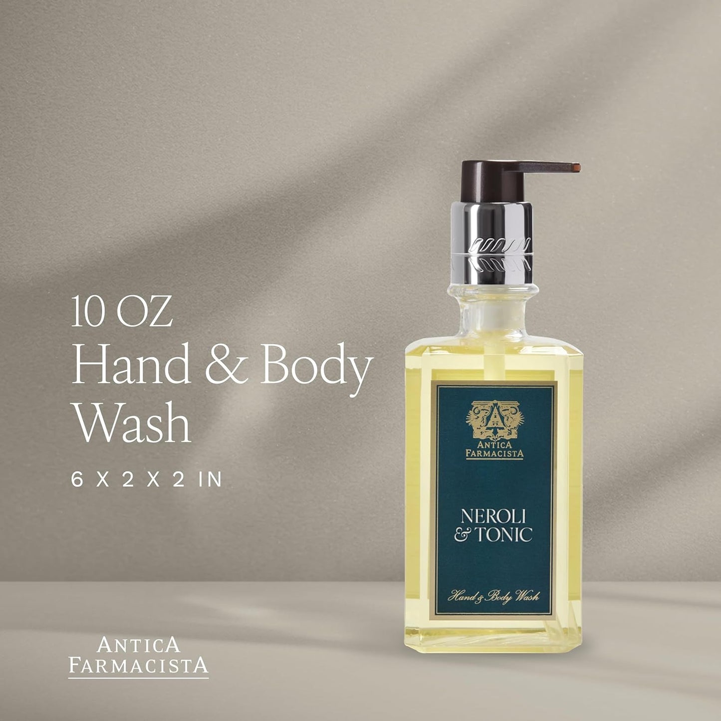 Antica Farmacista Hand & Body Wash - Luxurious Hydrating Cleanser - Neroli & Tonic, 10 Fl Oz | Perfect Gift
